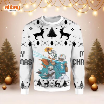 NFL Super Team Miami Dolphins Ugly Christmas Sweater