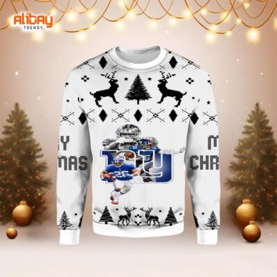 NY Giants Saquon Barkley NFL Ugly Sweater