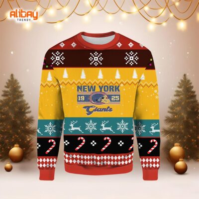 New York Giants 1925 Ugly Christmas Sweater