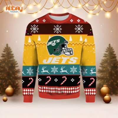 New York Jets Napkins Ugly Christmas Sweater