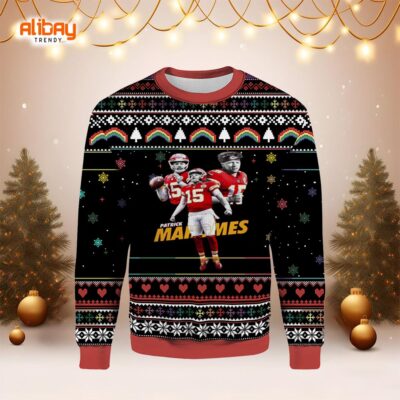 Patrick Mahomes Chiefs Ugly Christmas Sweater