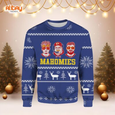 Patrick Mahomes Kansas City Chiefs Ugly Christmas Sweater1