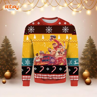 Super Bowl Champions Kansas City Chiefs Ugly Sweater