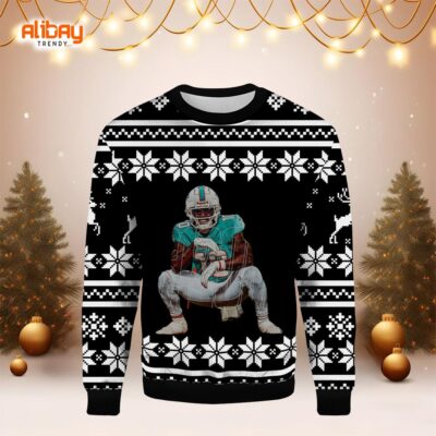 Tyreek Hill Dolphins Ugly Sweater