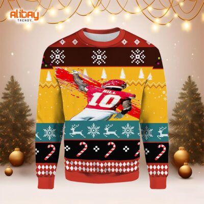 Tyreek Hill Miami Dolphins Ugly Christmas Sweater