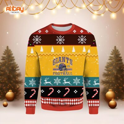 Vintage GIANTS Football Ugly Chirstmas Sweater