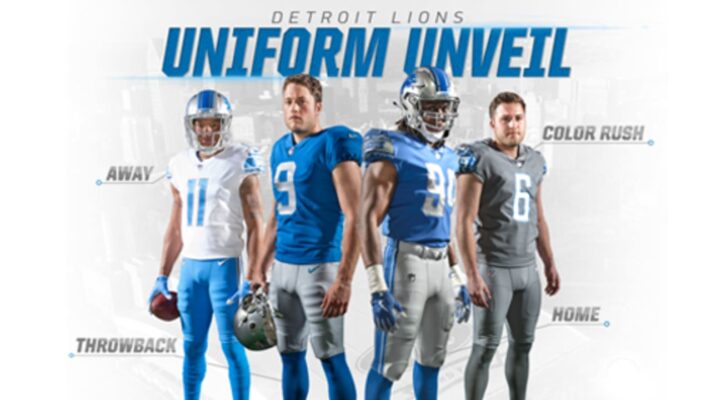 What Are the Detroit Lions Colors?