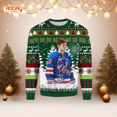 Adam Fox New York Ranger Ugly Christmas Sweater