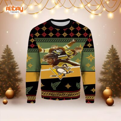 Artwork Pittsburgh Penguins Ugly Christmas Sweater