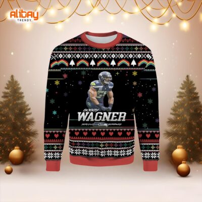 Bobby Wagner Seattle Seahawks Ugly Christmas Sweater