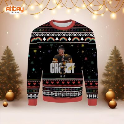 Hockey Sidney Crosby Ugly Christmas Sweater