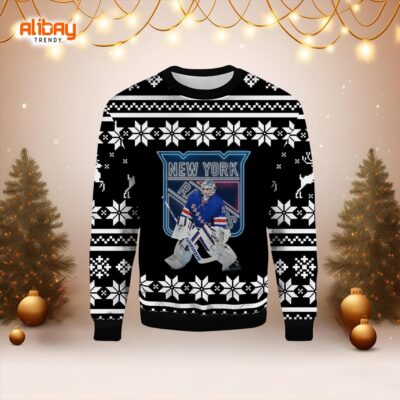 Igor Shesterkin NY Rangers Ugly Christmas Sweater