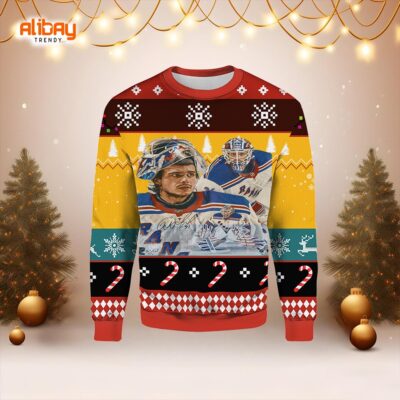 Igor Shesterkin NY Rangers Ugly Sweater