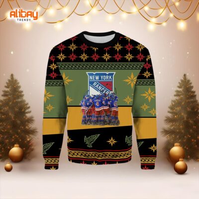 Jacob Trouba New York Ranger Ugly Christmas Sweater