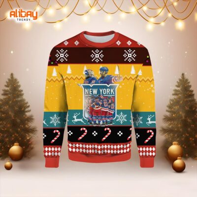 New York Rangers Winning Team Ugly Sweater