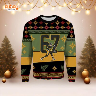 Pittsburgh Penguins #67 Erik Karlsson Ugly Sweater