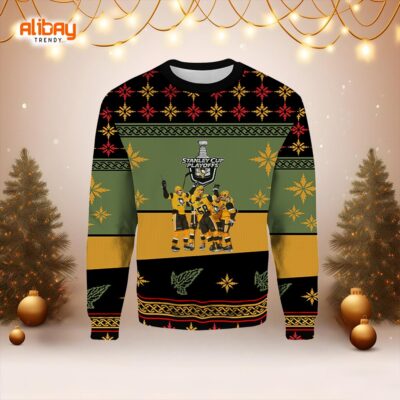 Pittsburgh Stanley Cup Playoffs Ugly Christmas Sweater