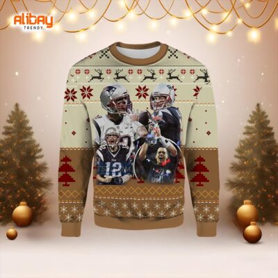 Tom Brady Tampa Bay Buccaneers Ugly Christmas Sweater